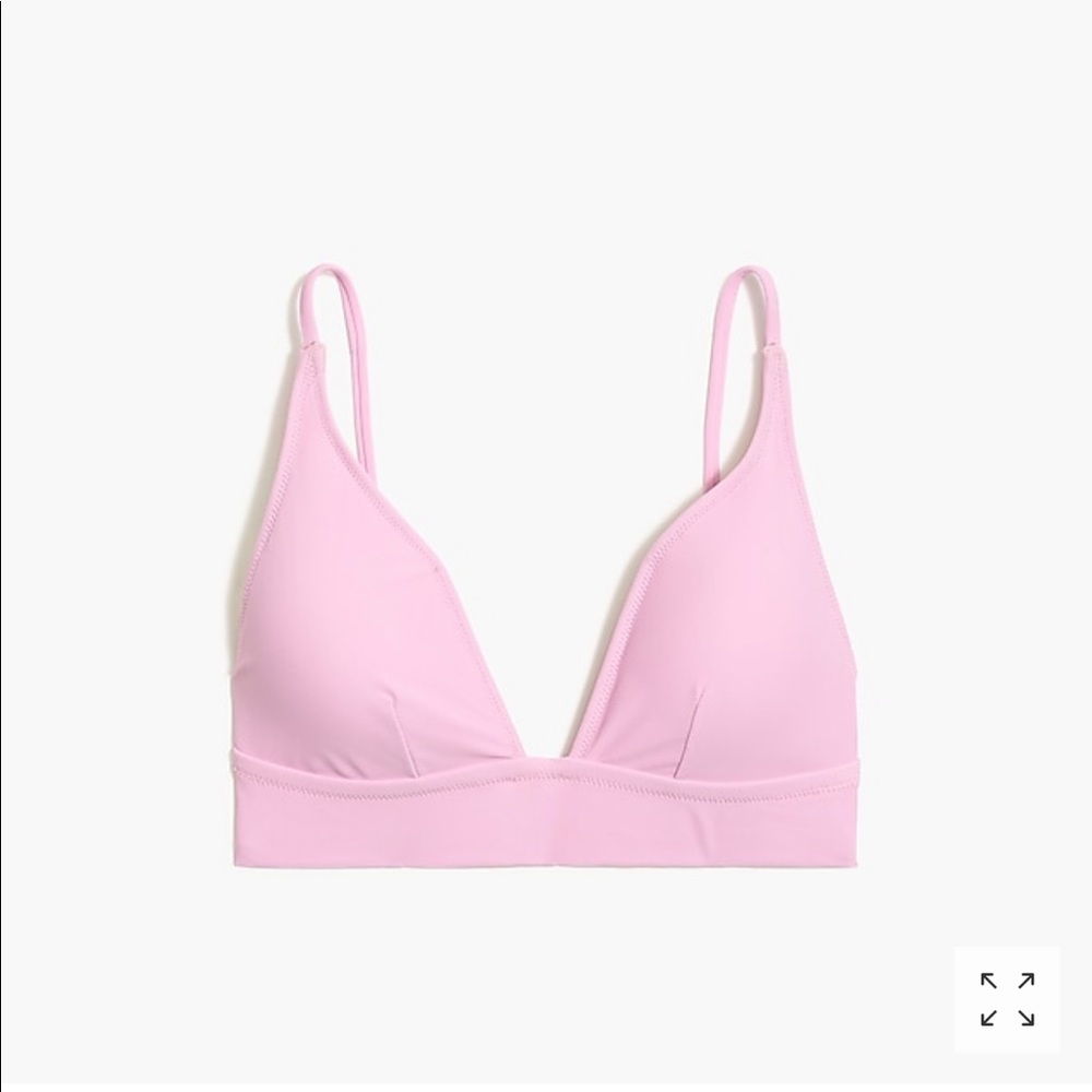 JCREW light pink bikini top